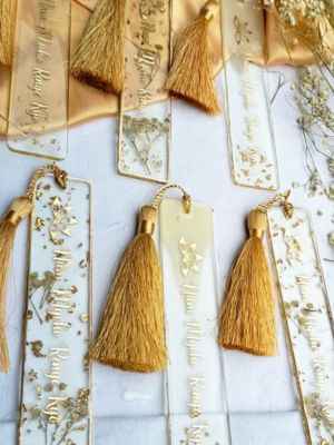 Handcrafted Resin Bookmark