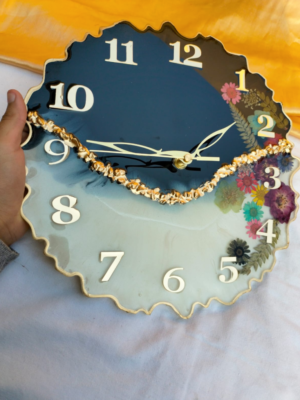 Handcrafted Resin Clock