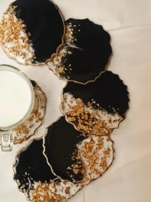 Vivid Contrast Coaster Set