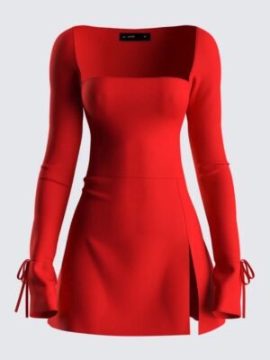 Red Midi Dress