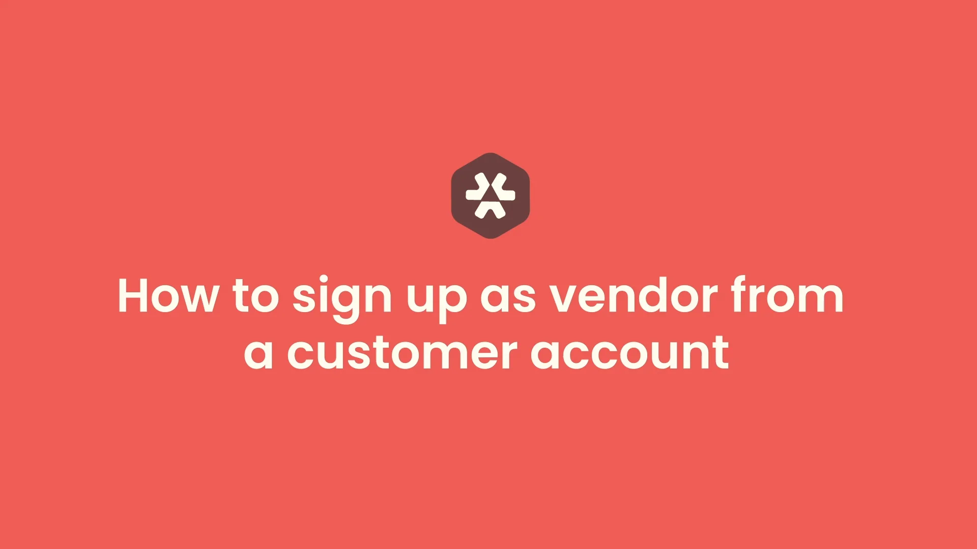 vendor from customer account
